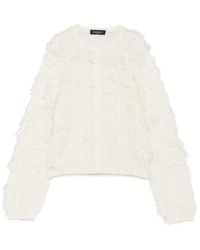 Fabiana Filippi - Fringe-Detail Button-Up Cardigan - Lyst