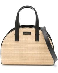 A.P.C. - Small Demi-Lune Tote Bag - Lyst