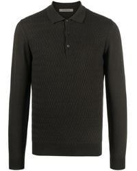 Corneliani - Virgin Wool Polo Shirt - Lyst