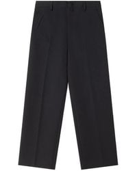 Lanvin - Straight-Leg Wool Trousers - Lyst