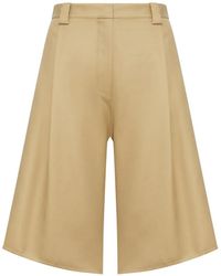 Balenciaga - Tulip Belt-Loop Shorts - Lyst