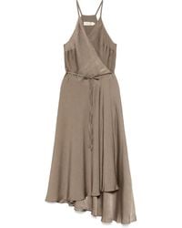 MOUTAKI - Midikleid aus Satin - Lyst