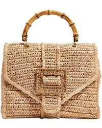 PAMELA MUNSON - The Avis Bamboo-Detail Tote Bag - Lyst