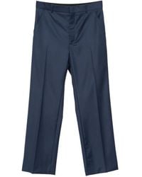 KENZO - Pressed-Crease Tailored Trousers - Lyst
