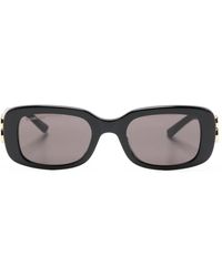 Balenciaga - Dynasty Rectangle-Frame Sunglasses - Lyst