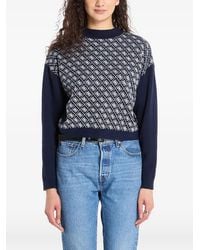Guess - Aubrey Monogram-Pattern Sweater - Lyst