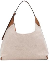 Marc Jacobs - The Leather-Trim Canvas Belted Sack Bag - Lyst