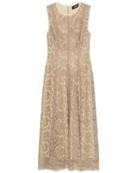 Clips - Flower-Lace Midi Dress - Lyst