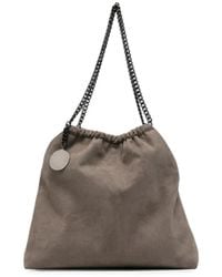 Stella McCartney - Medium Falabella Ruched Chain-Link Tote Bag - Lyst