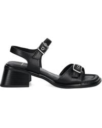 Vagabond Shoemakers - 53Mm Ines Buckle-Detail Block-Heel Sandals - Lyst