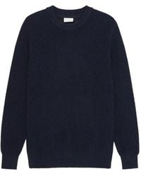 Les Deux - Pull Gary Côtelé À Col Ras Du Cou - Lyst