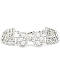 Alessandra Rich - Crystal-Embellished Choker Necklace - Lyst