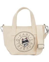 KARL LAGERFELD - Small Ikon Choupette Tote Bag - Lyst