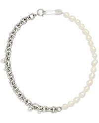 Yoj - Link Safety-Pin Necklace - Lyst