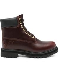 Timberland - Lace-Up Leather Ankle Boots - Lyst