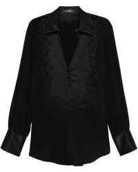 Ermanno Scervino - Floral-Embroidered Shirt - Lyst