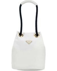 Prada - Re-Nylon Mariner Bucket-Tas Met Handvat Van Touw - Lyst