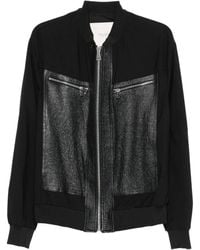 Yes London - Panelled Zip-Front Jacket - Lyst