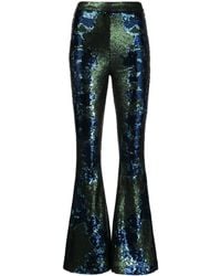 Cynthia Rowley - High-waisted Flared Trousers - Lyst
