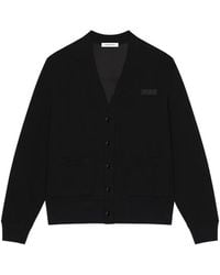 Givenchy - Cárdigan De Algodón Con Motivo Paris De Grosgrain - Lyst