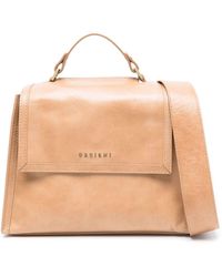 Orciani - Small Sveva Leather Tote Bag - Lyst