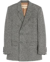 Valentino Garavani - Double-Breasted Jacket - Lyst