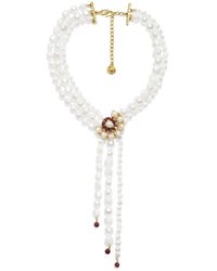 Goossens - Perles Baroques Tie Necklace - Lyst
