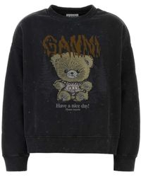 Ganni - Graphic-Print Sweatshirt - Lyst
