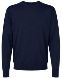 Manuel Ritz - Crew-Neck Ribbed-Trim Sweater - Lyst