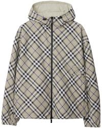 Burberry - Chaqueta Reversible A Cuadros - Lyst