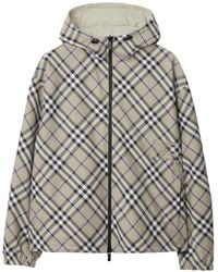 Burberry - Equestrian Knight Check Hooded - Lyst