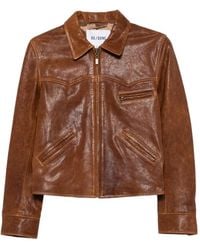 RE/DONE - Devon Leather Jacket - Lyst