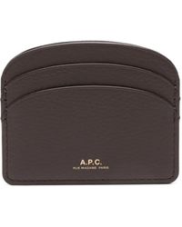 A.P.C. - Demi-Lune Curved-Edges Card Holder - Lyst