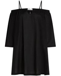 KARL LAGERFELD - Cotton Trousers - Lyst