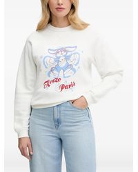 KENZO - Rabbit-Print Sweatshirt - Lyst