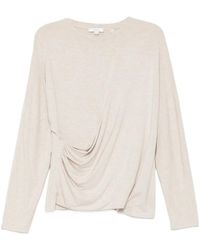 Vince - Draped Long-Slevee T-Shirt - Lyst