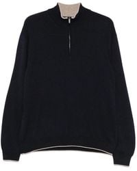Paul & Shark - Cashmere Half-Zip Sweater - Lyst