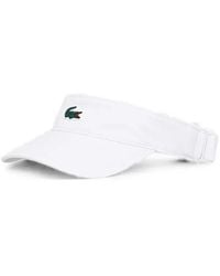 Lacoste - Visière À Patch Logo Ajustable - Lyst