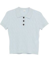 THE GARMENT - Como Cable Buttoned Polo Shirt - Lyst