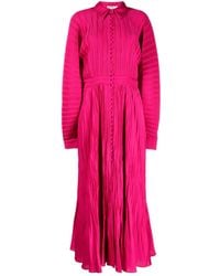 Jonathan Simkhai - Indiana Pleated Maxi Dress - Lyst