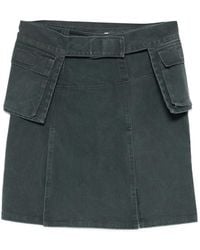 Halfboy - Cargo Mini-Rok Met Ceintuur - Lyst