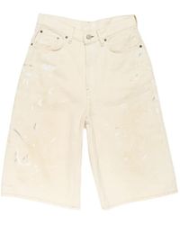 Acne Studios - Jeans-Shorts Im Distressed-Look - Lyst