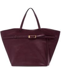 Anine Bing - Elly Tote Grained Leather - Lyst