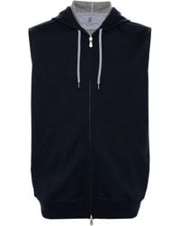 Brunello Cucinelli - ノースリーブ パーカー - Lyst