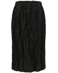 TOTEME - Crinkled Midi Skirt - Lyst