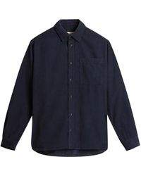 Woolrich - Overhemd Met Ribfluwelen Zak - Lyst