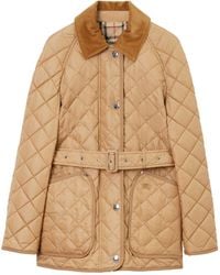 Burberry - Quilted Nylon Barn Jacket - Lyst