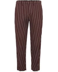 Homme Plissé Issey Miyake - Pleated Striped Trousers - Lyst