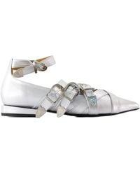 Toga - Ballerina's Met Puntige Neus En Gesp - Lyst