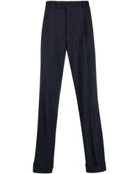 PT Torino - Pinstripe-Pattern Straight-Leg Trousers - Lyst